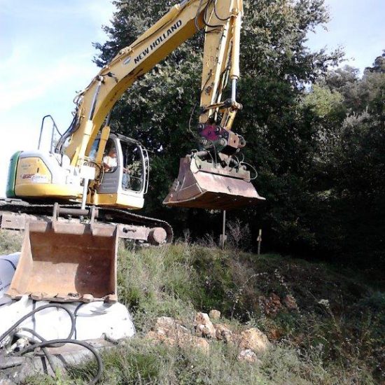 sécurisation de la traversée sous fluviale d'un pipeline de Gaz - Rivière de la Bresque