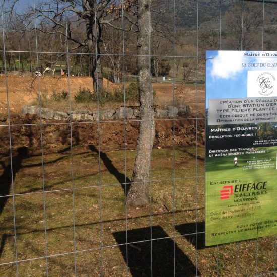 Aménagement du Golf du Claux Amic à Grasse